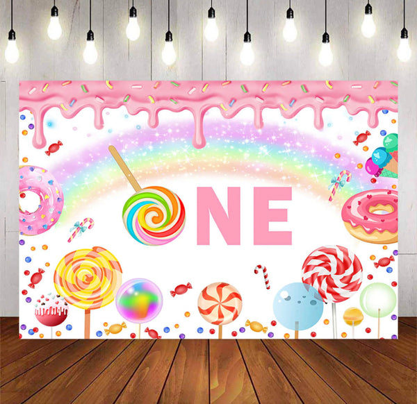 Candy ONE Backdrop (Material: Vinyl)