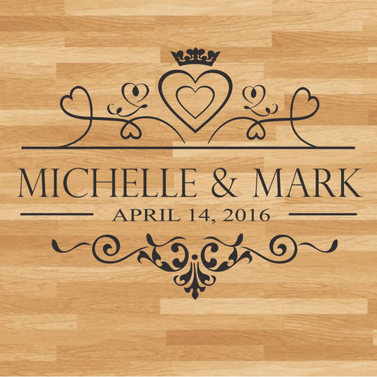 Name Custom Floor Decal (SELF-INSTALLED)