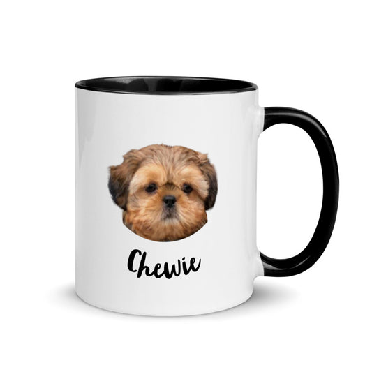 Custom Head Pet on a MUG with Color Inside