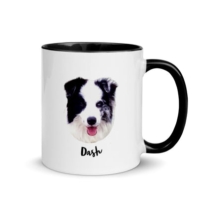 Custom Head Pet on a MUG with Color Inside
