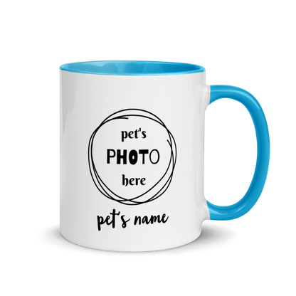 Custom Portrait PET MUG with Color Inside