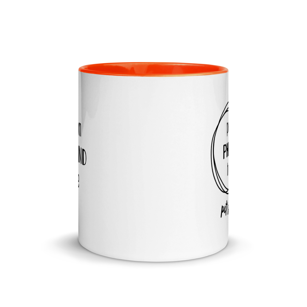 Custom Head Pet on a MUG with Color Inside