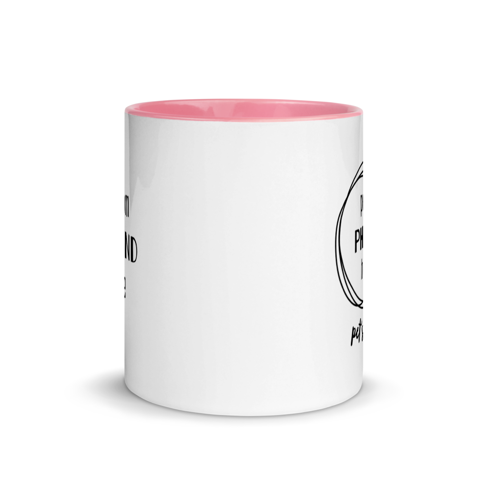 Custom Head Pet on a MUG with Color Inside