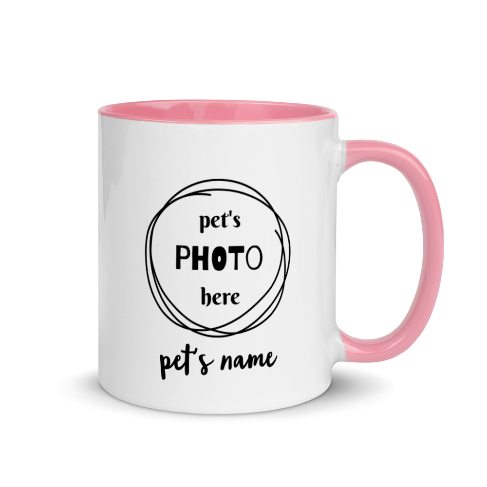 Custom Portrait PET MUG with Color Inside
