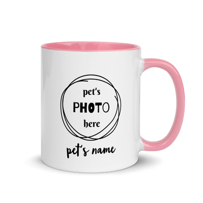 Custom Portrait PET MUG with Color Inside