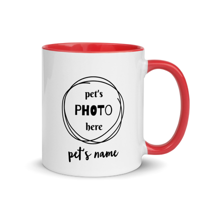 Custom Portrait PET MUG with Color Inside