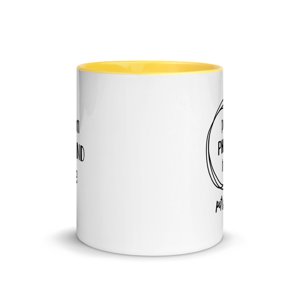 Custom Head Pet on a MUG with Color Inside